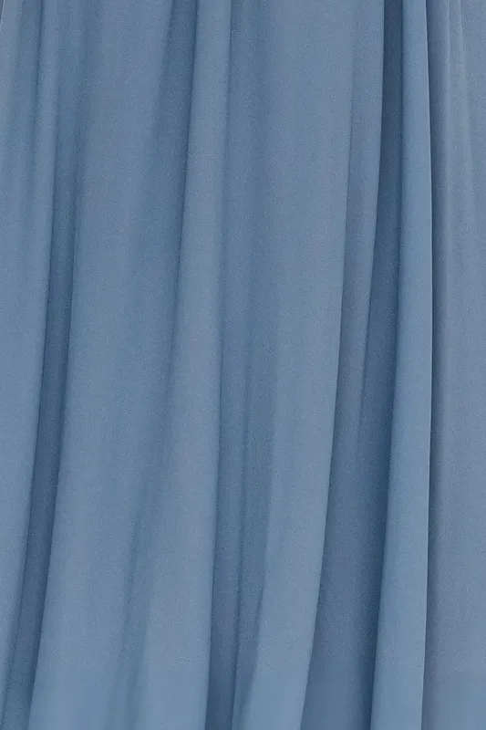 Fabric Swatch - Birdie Chiffon | Whisper Blue sold by Baltic Born