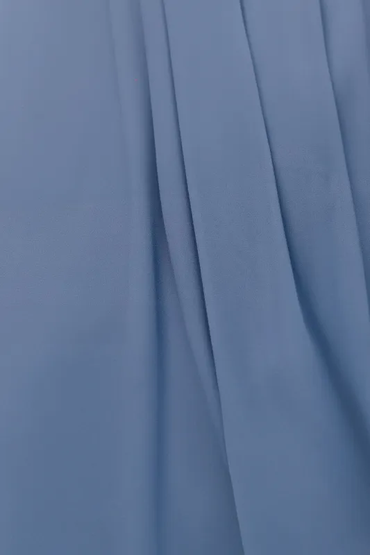 Fabric Swatch - Kia Chiffon | Whisper Blue sold by Baltic Born