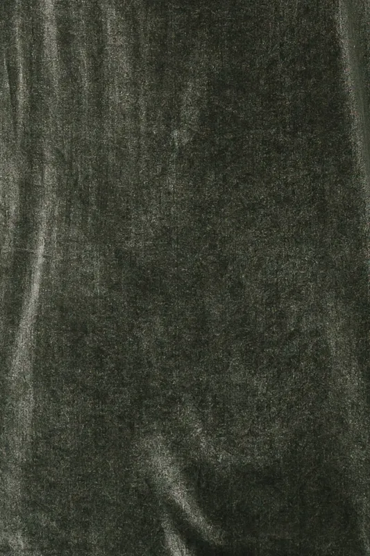 Fabric Swatch - Tatiana Velvet | Eucalyptus sold by Baltic Born