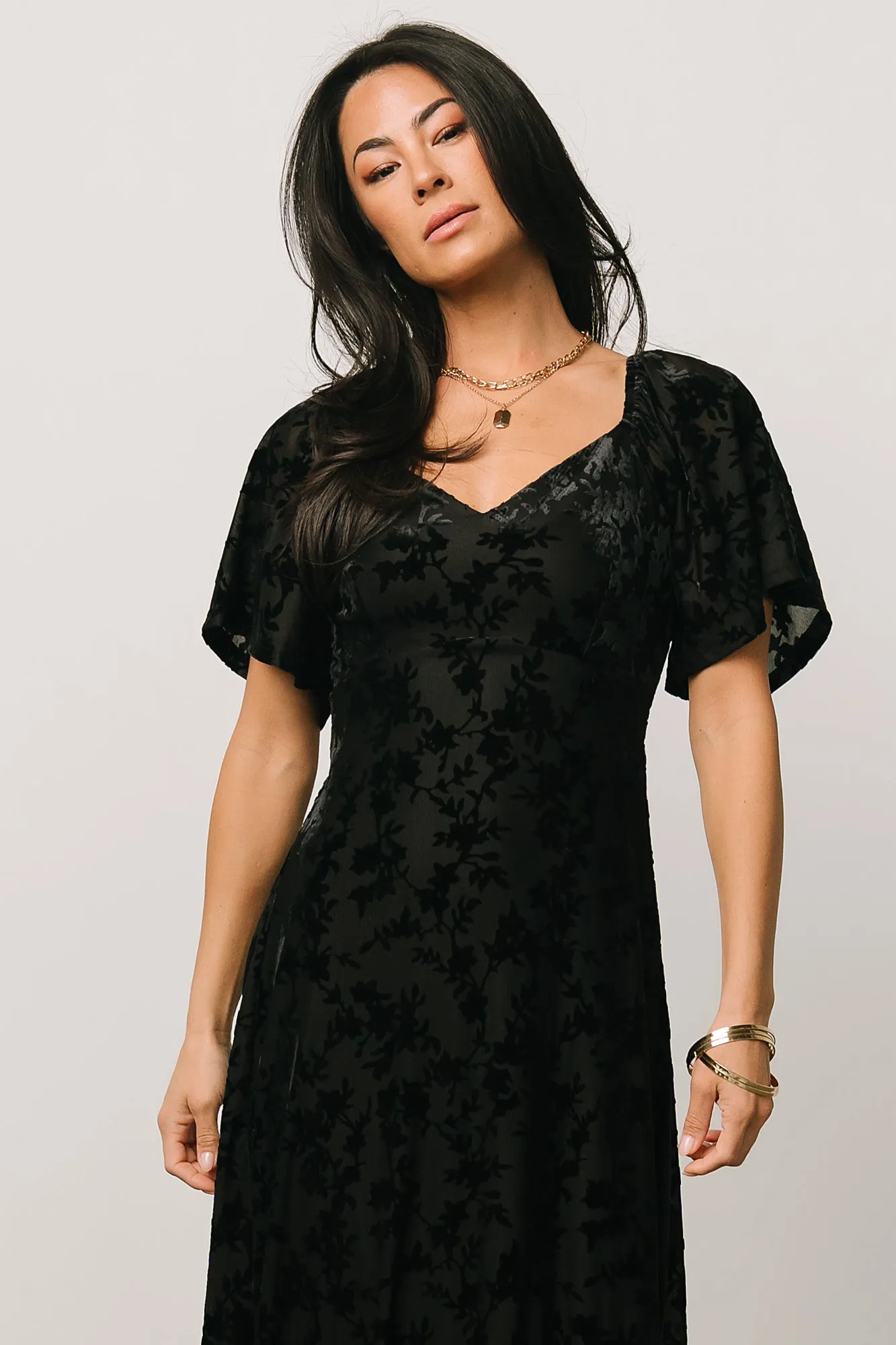 Fabric Swatch - Everley Velvet | Black sold by Baltic Born product image thumbnail 2