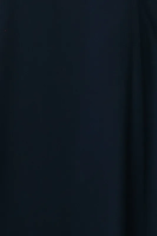 Fabric Swatch - Colette Chiffon | Navy sold by Baltic Born