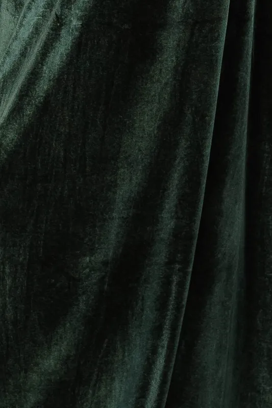 Fabric Swatch - Katelyn Velvet | Deep Green sold by Baltic Born