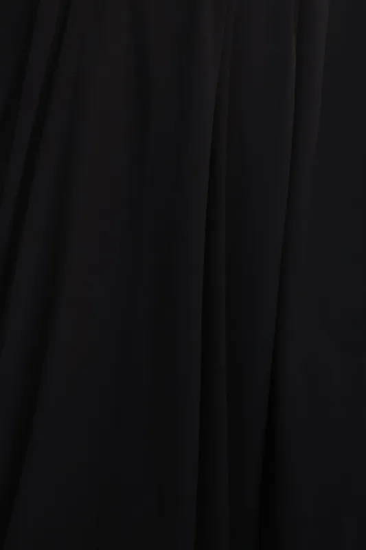 Fabric Swatch - Rebecca Chiffon | Black sold by Baltic Born