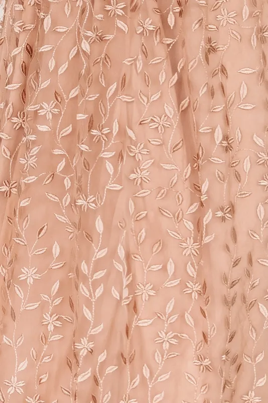 Fabric Swatch - Marseille Embossed | Nude Rose sold by Baltic Born