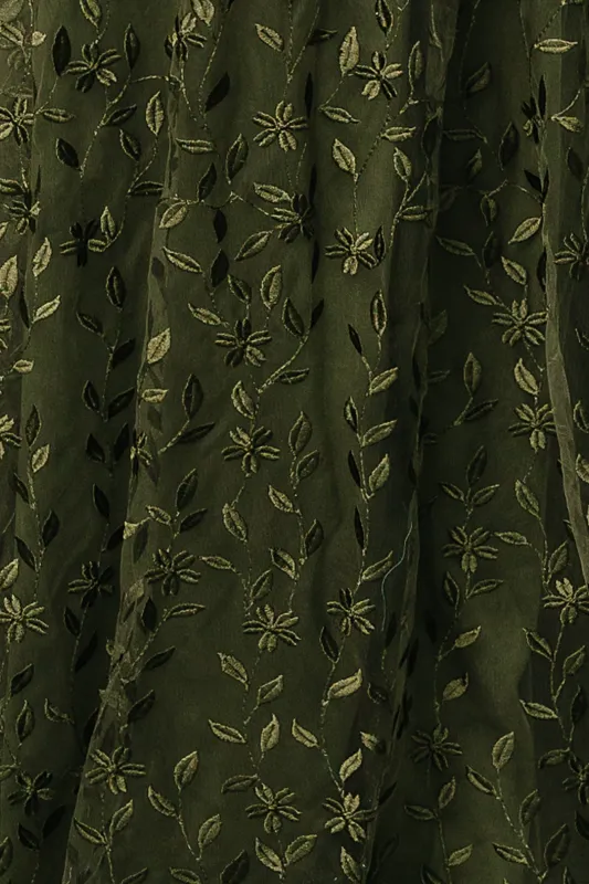 Fabric Swatch - Marseille Embossed | Olive sold by Baltic Born