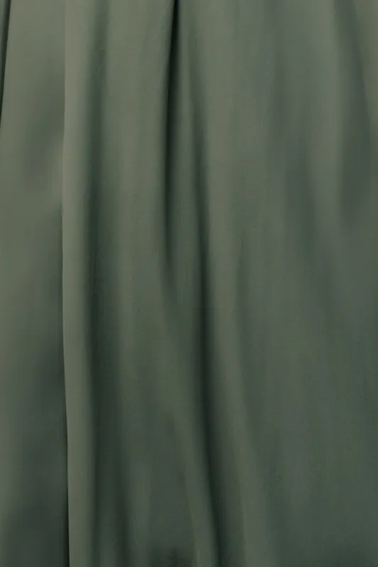 Fabric Swatch - Sierra Chiffon | Dark Sage sold by Baltic Born