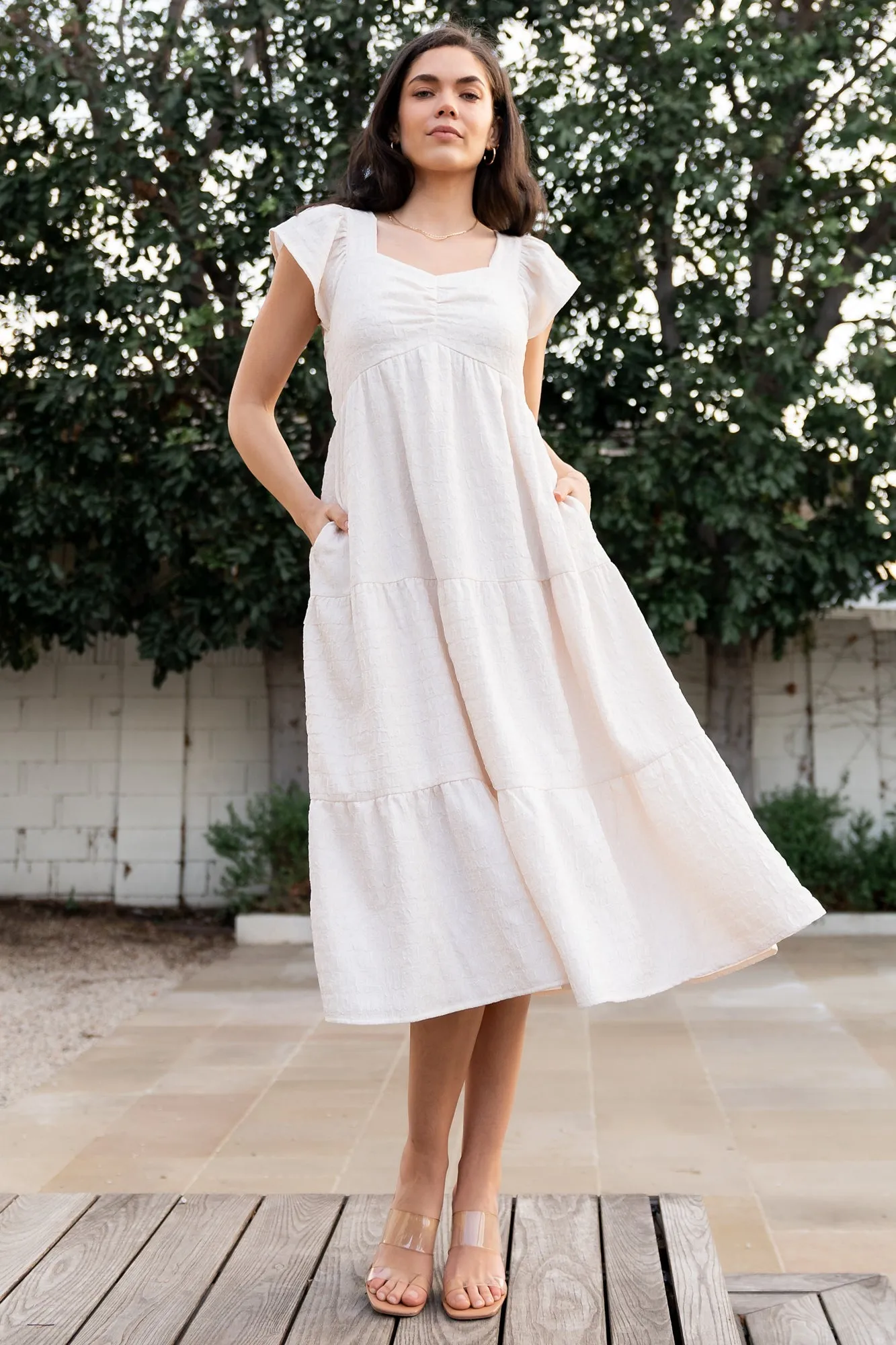 Kesler Midi Dress | Cream sold by Baltic Born
