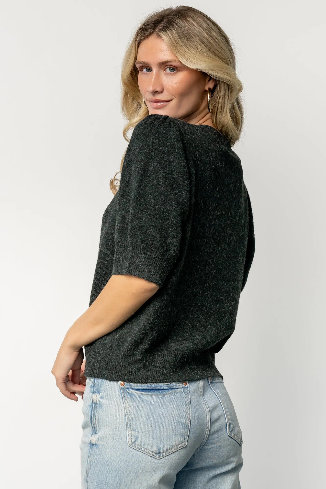 Keira Sweater Top | Dark Green sold by Baltic Born product image thumbnail 3