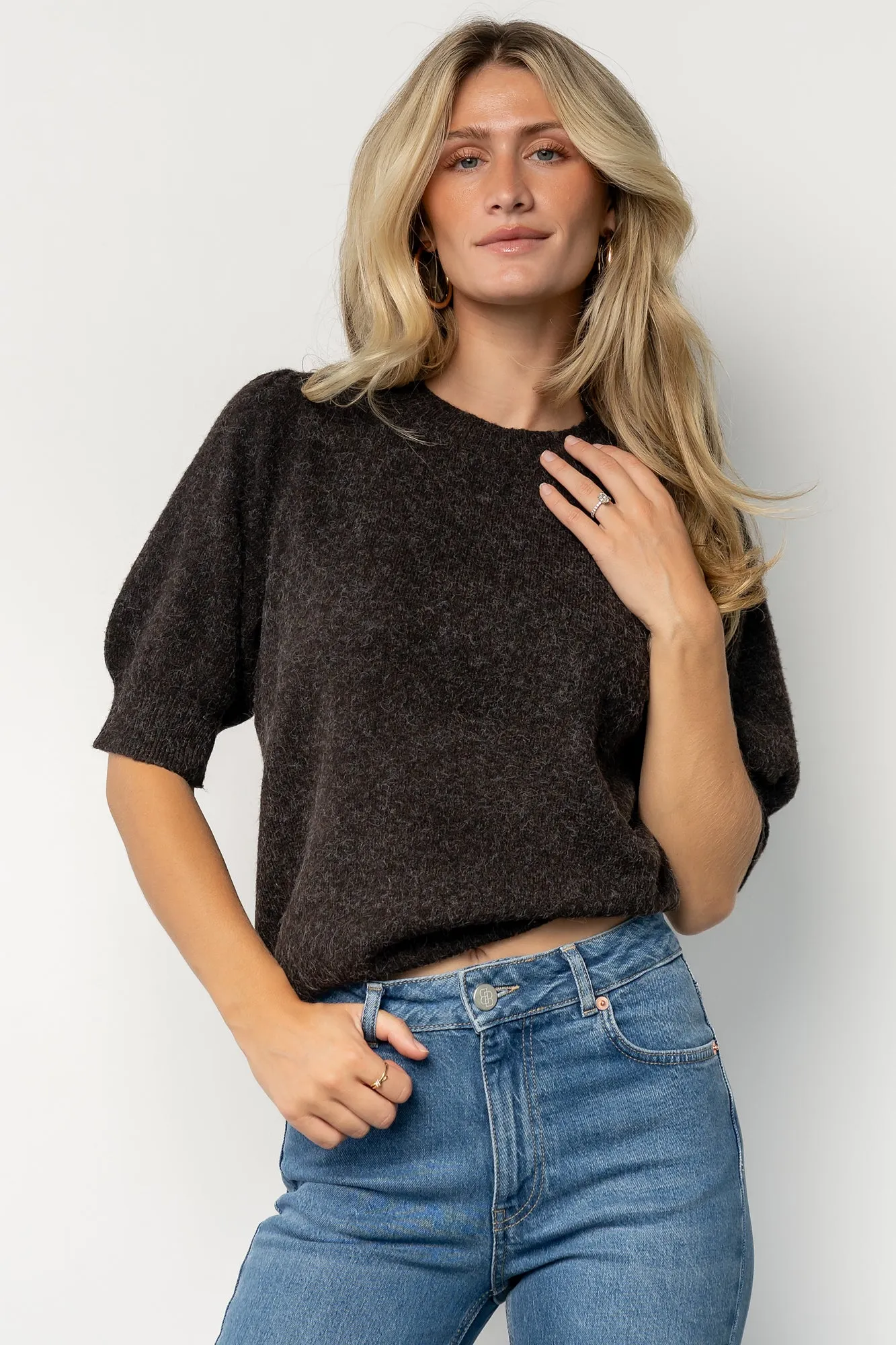 Keira Sweater Top | Dark Brown sold by Baltic Born product image thumbnail 5