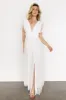 Nova Shimmer Maxi Dress | White sold by Baltic Born