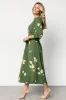 Karalie Maxi Dress | Green Floral sold by Baltic Born