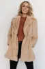 Narla Faux Fur Coat | Oatmeal sold by Baltic Born