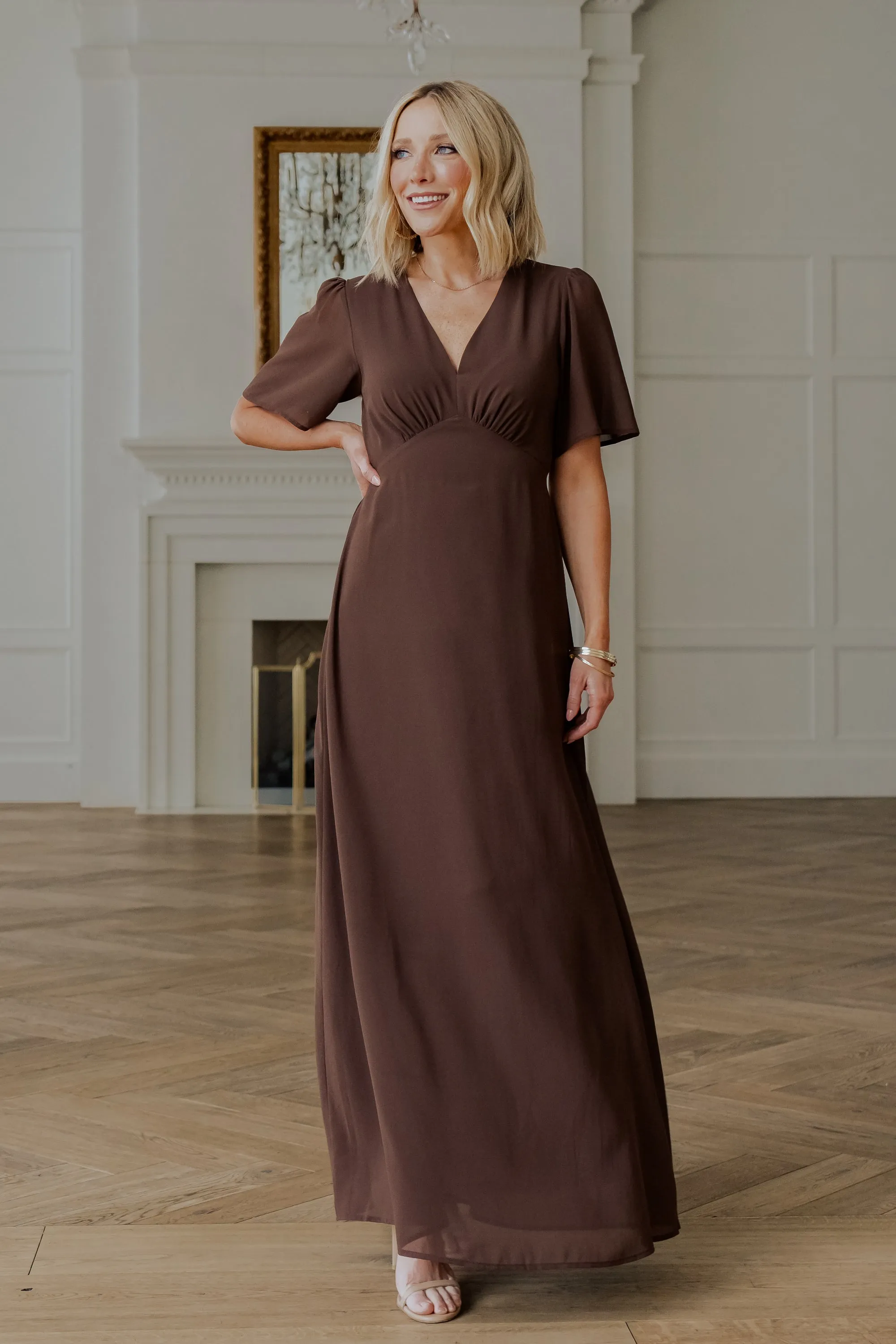Esti Maxi Dress | Espresso sold by Baltic Born product image thumbnail 2