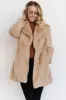 Narla Faux Fur Coat | Oatmeal sold by Baltic Born