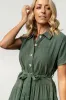 Logan Button Up Dress | Green sold by Baltic Born