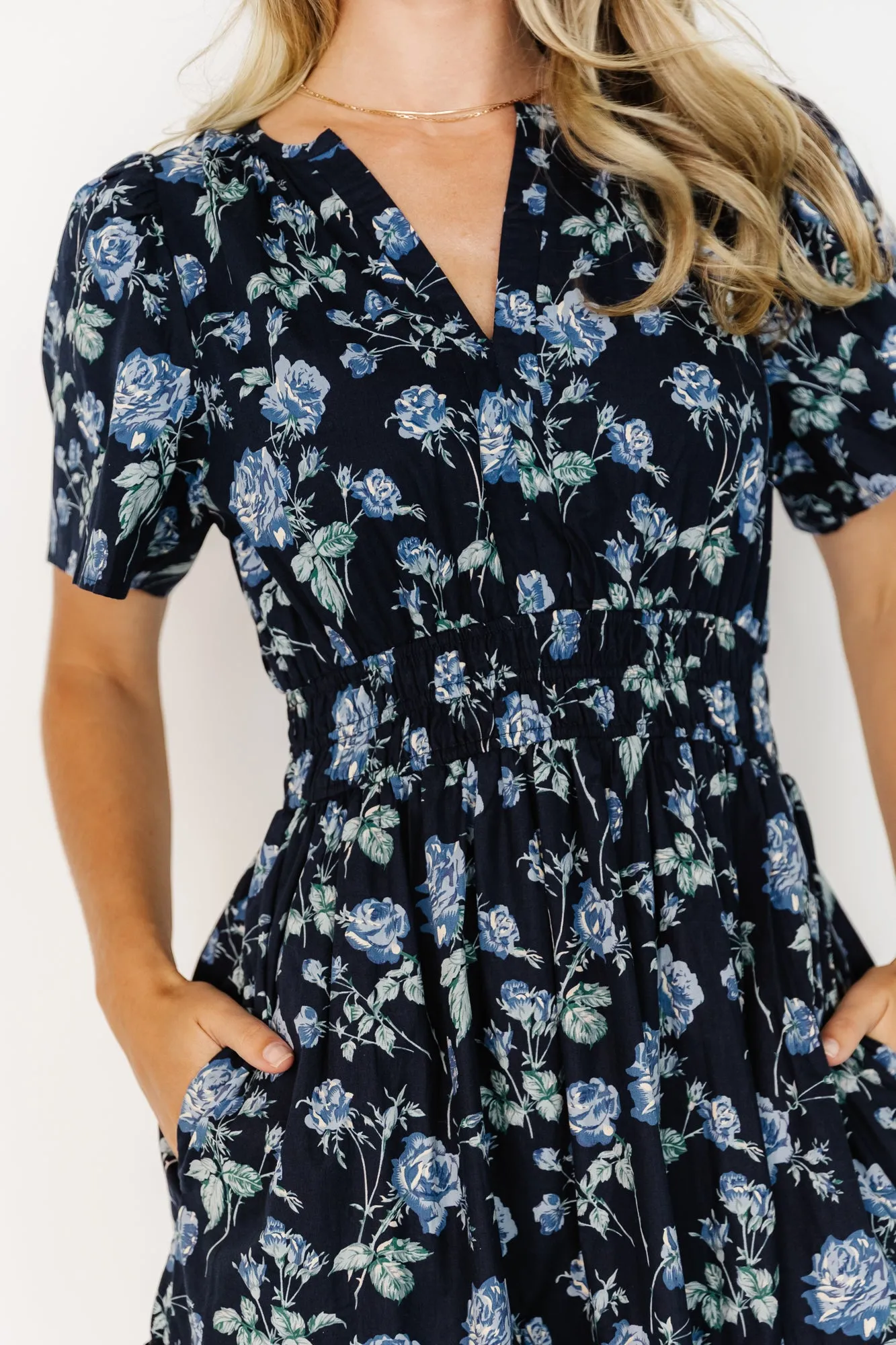 Kristin Maxi Dress | Navy Floral sold by Baltic Born product image thumbnail 2