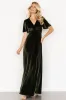 Vivian Velvet Maxi Dress | Olive sold by Baltic Born