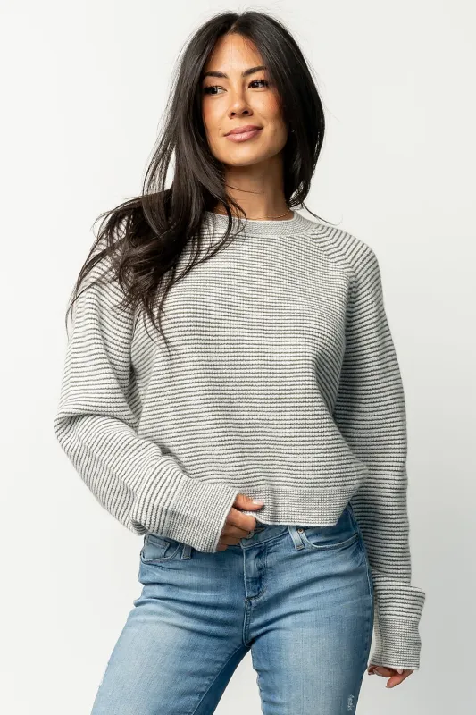 Zadie Striped Sweater | Ivory + Olive sold by Baltic Born