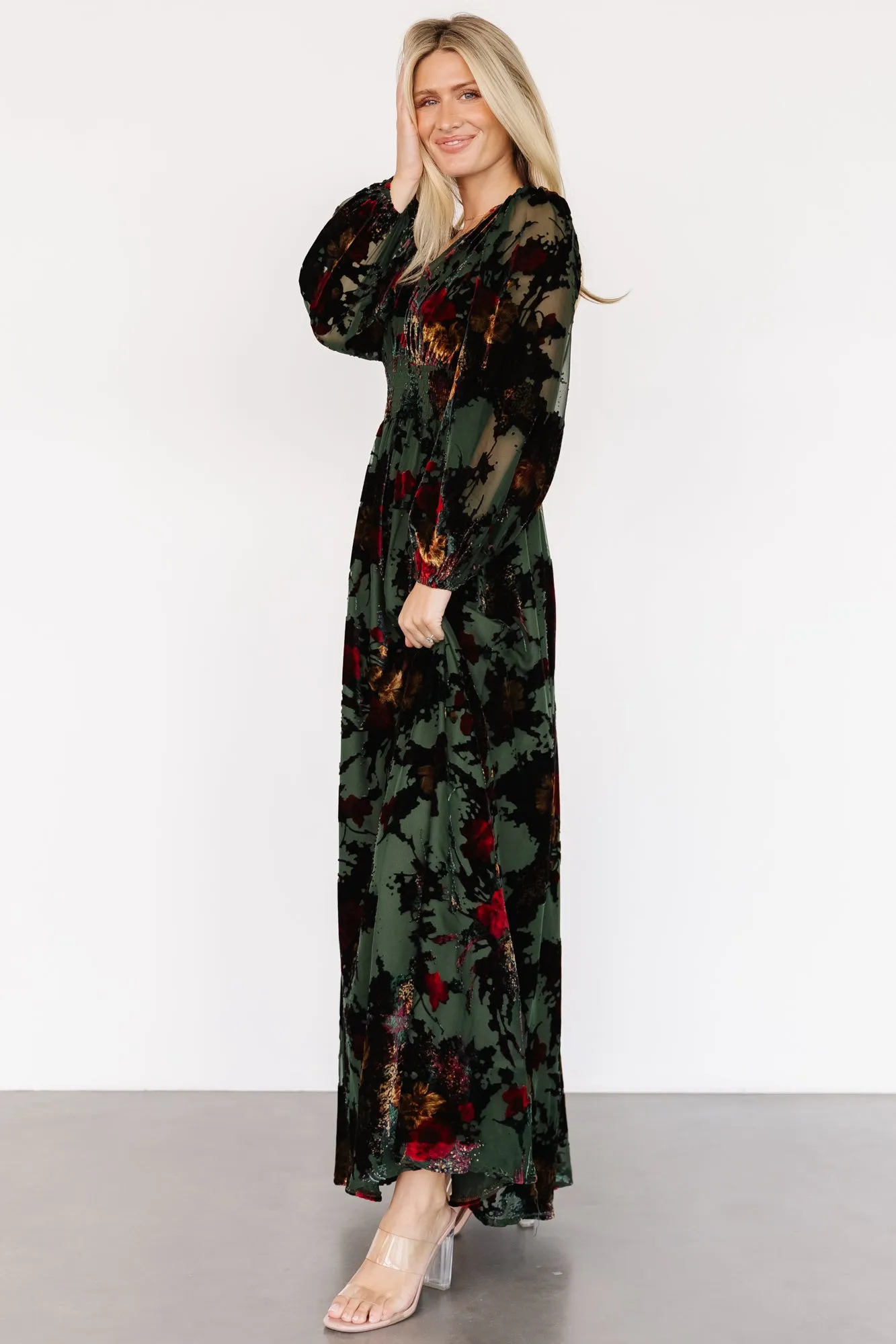 Mikla Maxi Dress | Wintergreen Multi sold by Baltic Born product image thumbnail 3