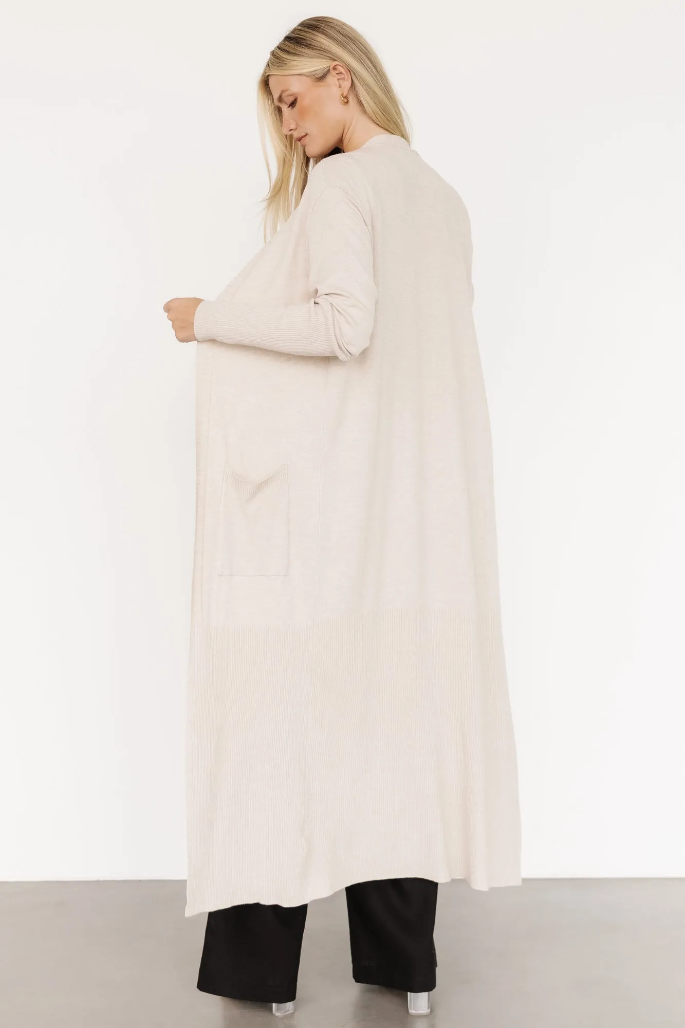 Adrienne Duster Cardigan | Natural sold by Baltic Born product image thumbnail 3