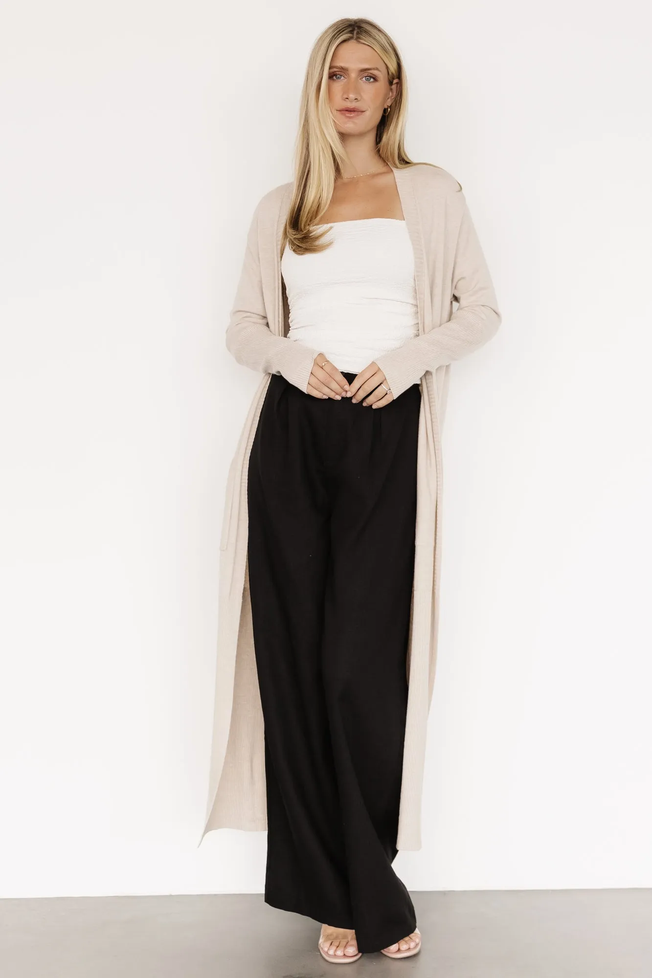Adrienne Duster Cardigan | Natural sold by Baltic Born
