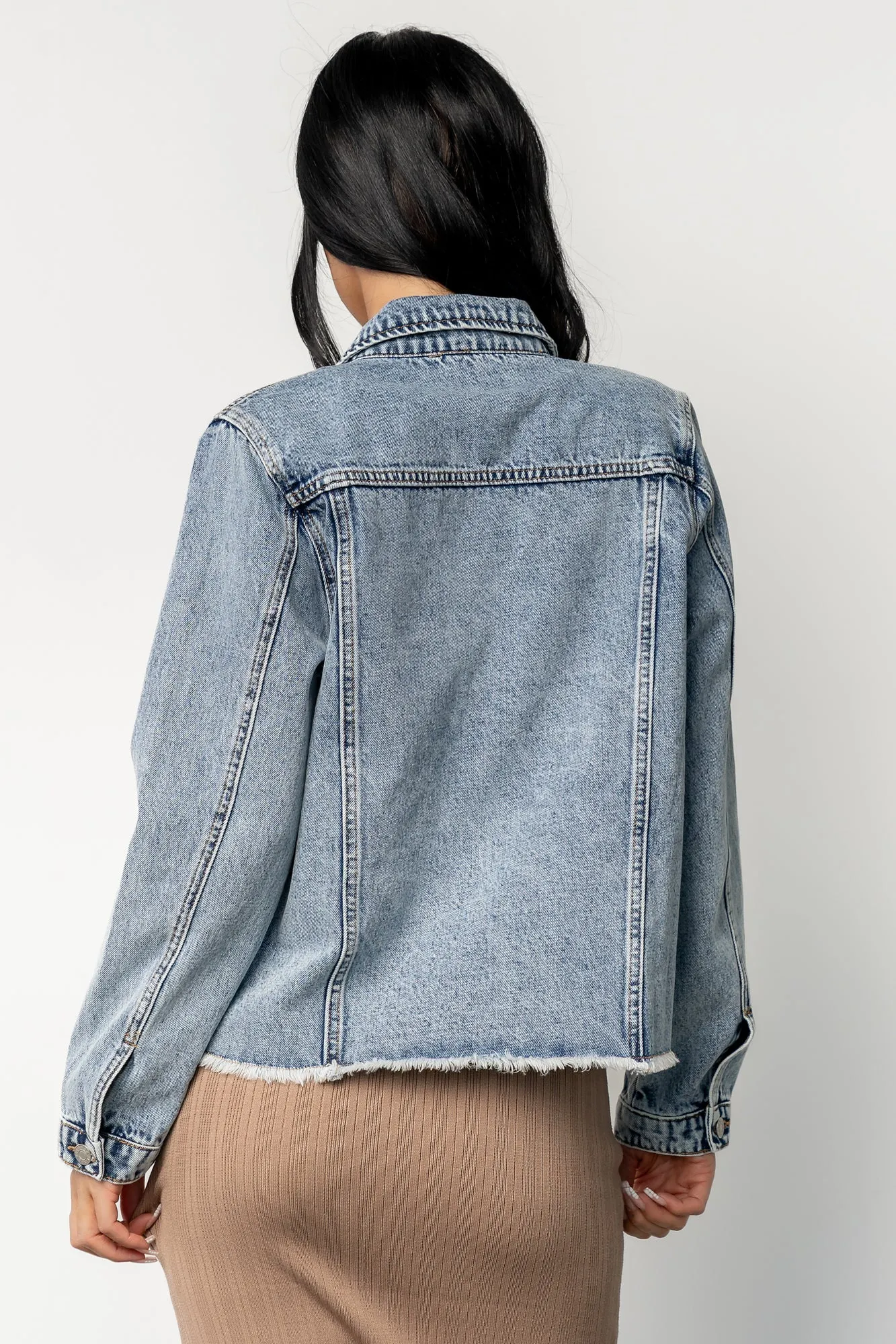 Devon Denim Jacket | Light Wash sold by Baltic Born product image thumbnail 4