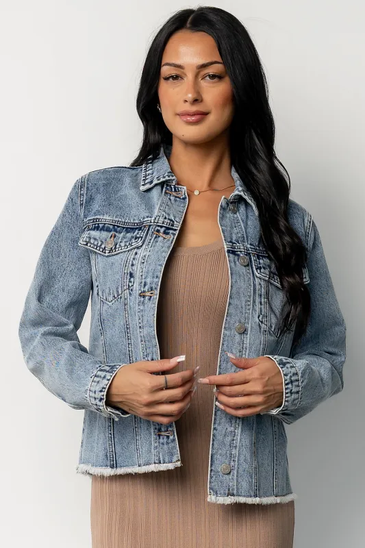 Devon Denim Jacket | Light Wash sold by Baltic Born