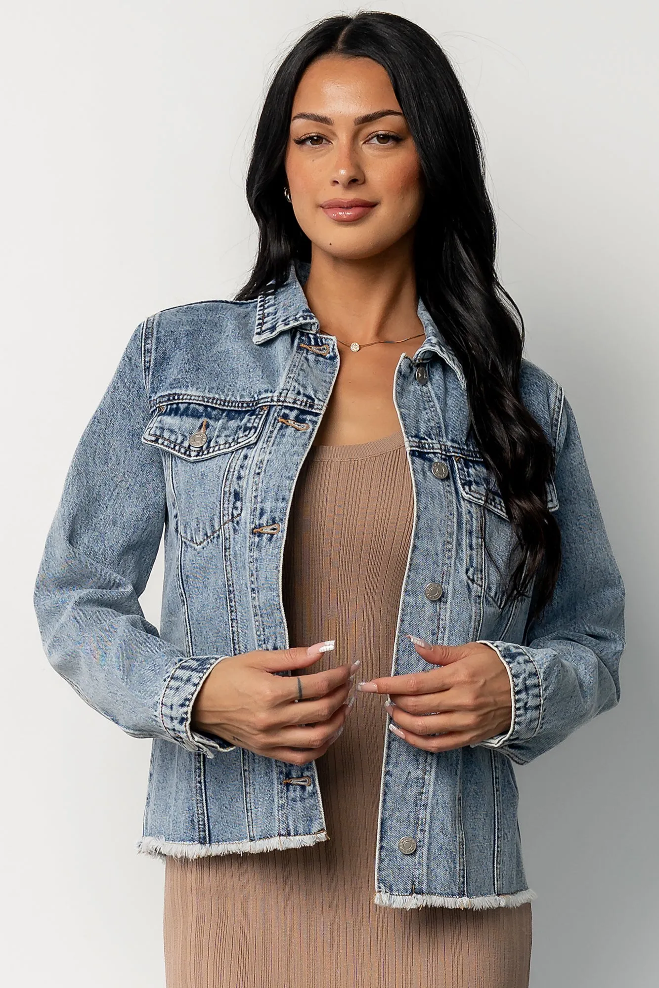 Devon Denim Jacket | Light Wash sold by Baltic Born