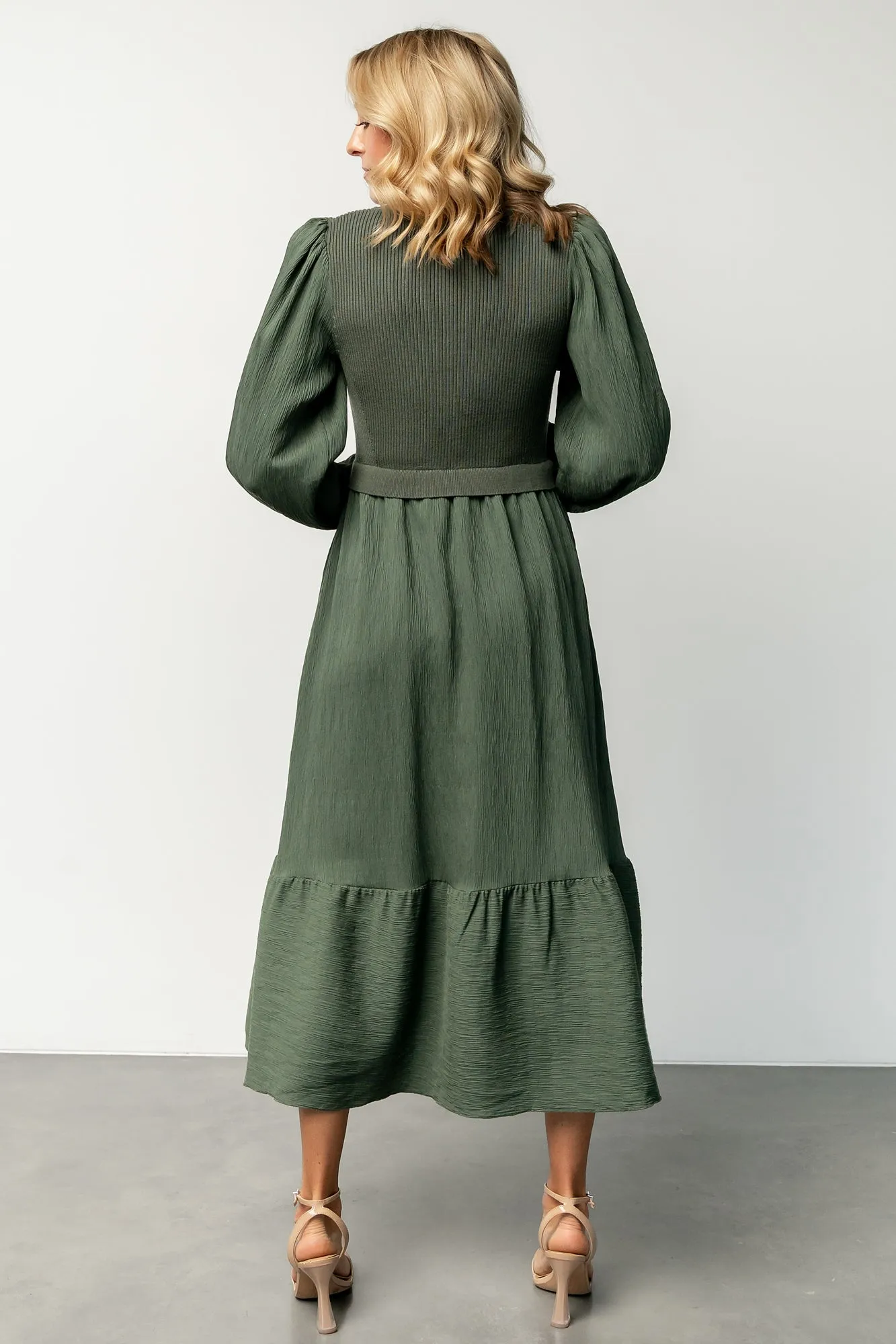Alva Sweater Dress | Dusty Green sold by Baltic Born product image thumbnail 4