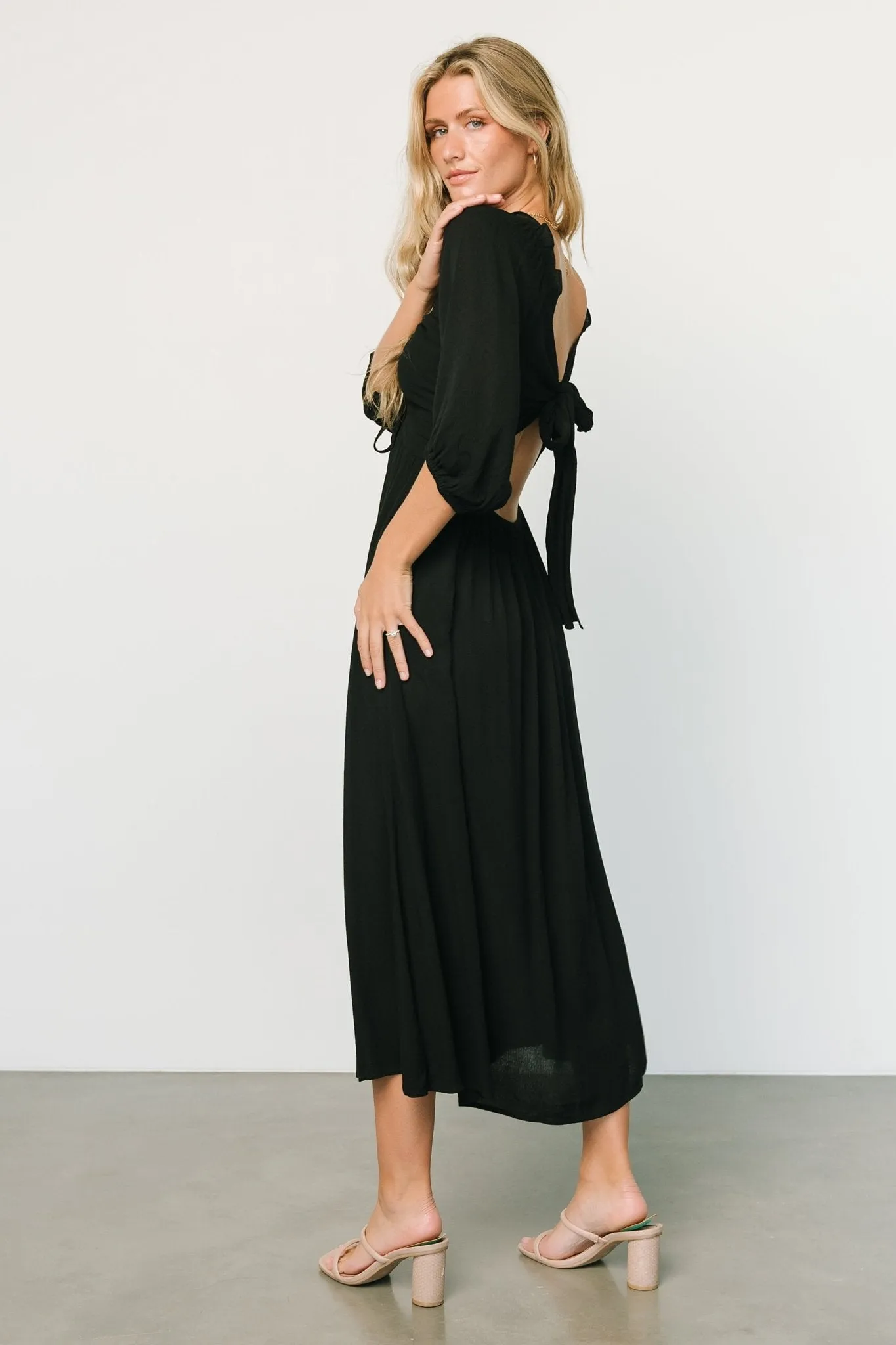 Vicki Midi Dress | Black sold by Baltic Born product image thumbnail 4