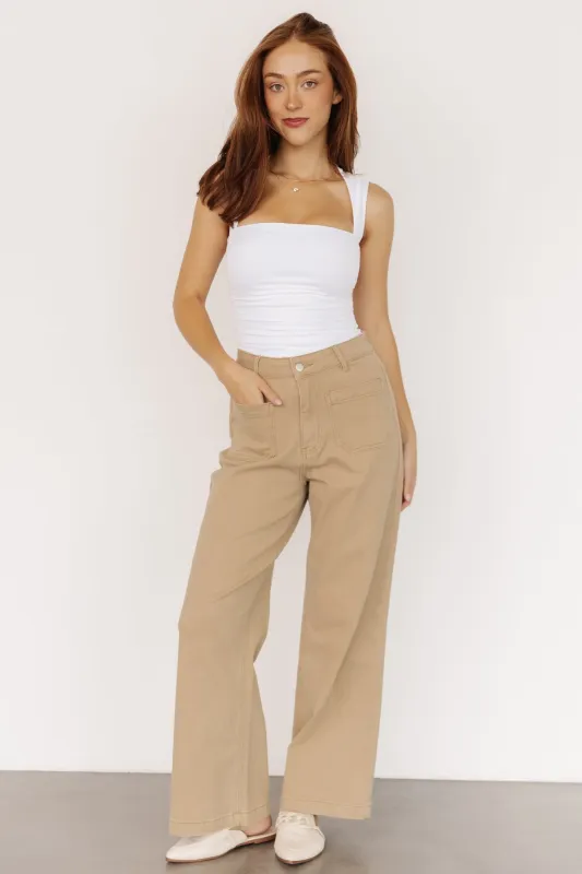 Emery Denim Pants | Natural sold by Baltic Born