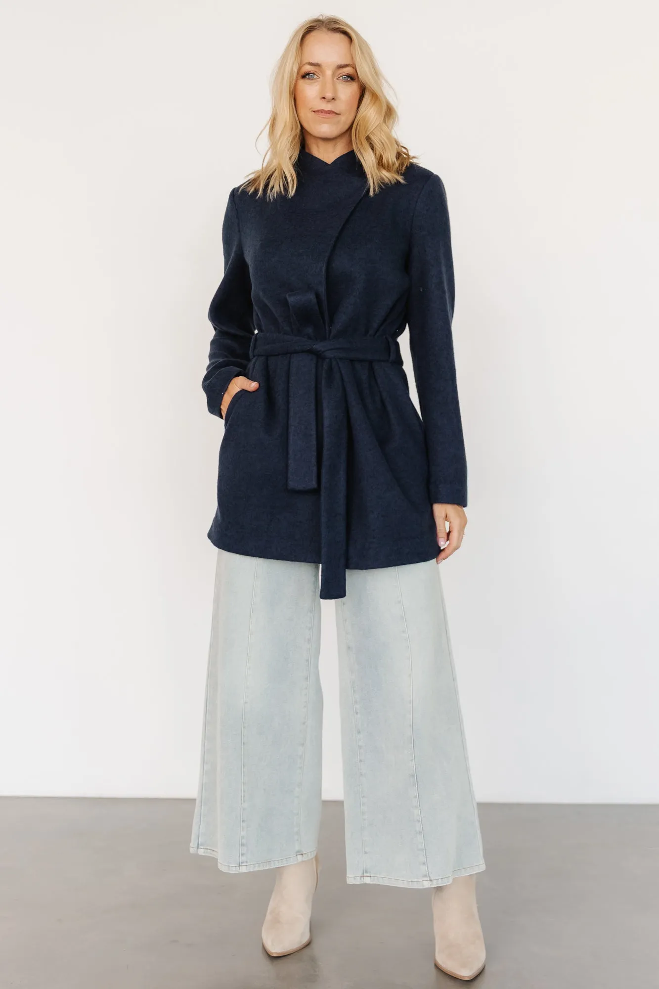 Amsterdam Jacket | Navy sold by Baltic Born product image thumbnail 3