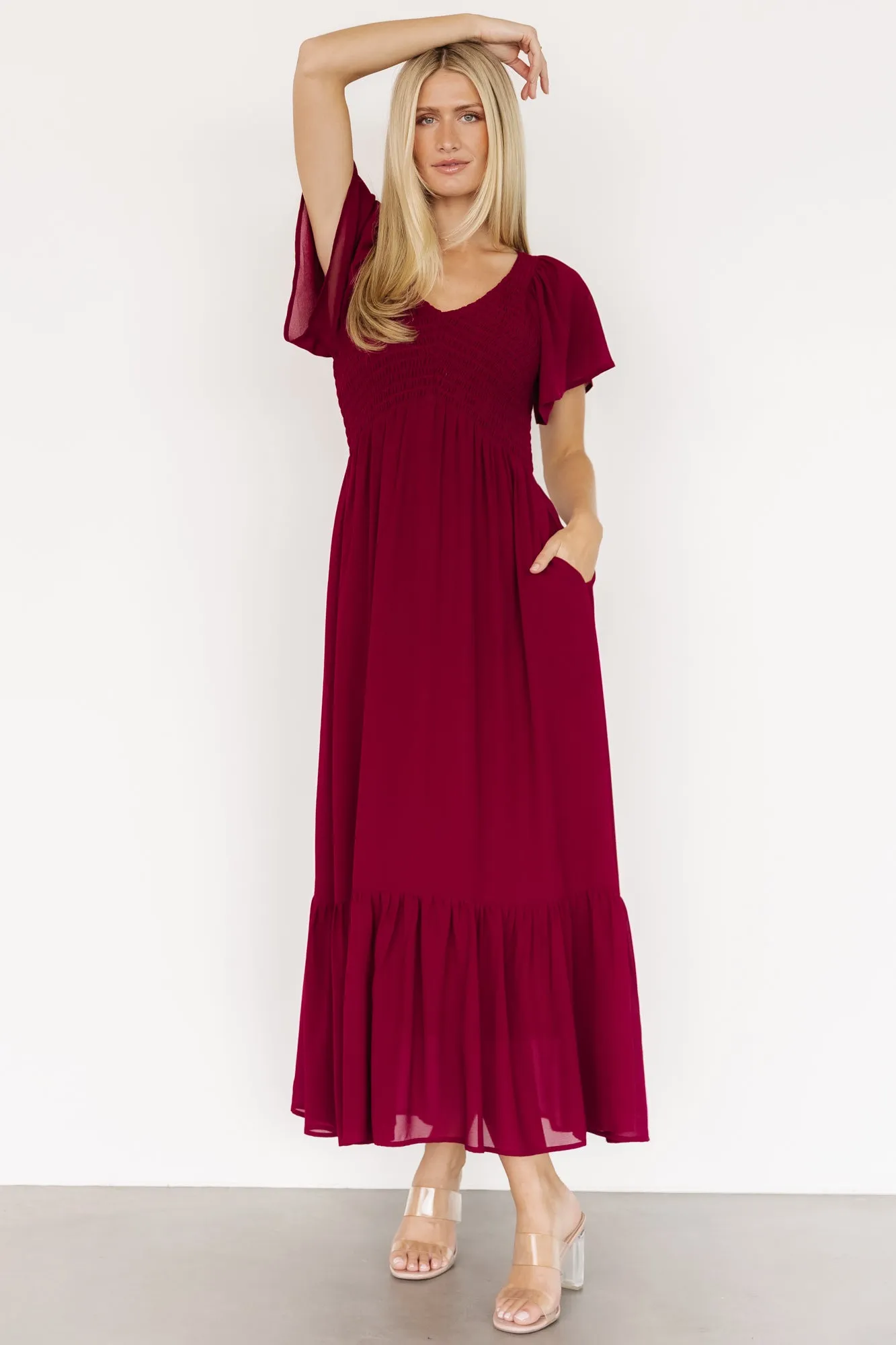 Monica Smocked Dress | Mulberry sold by Baltic Born