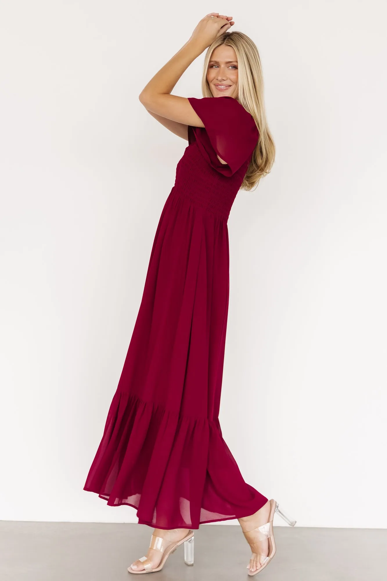 Monica Smocked Dress | Mulberry sold by Baltic Born product image thumbnail 3