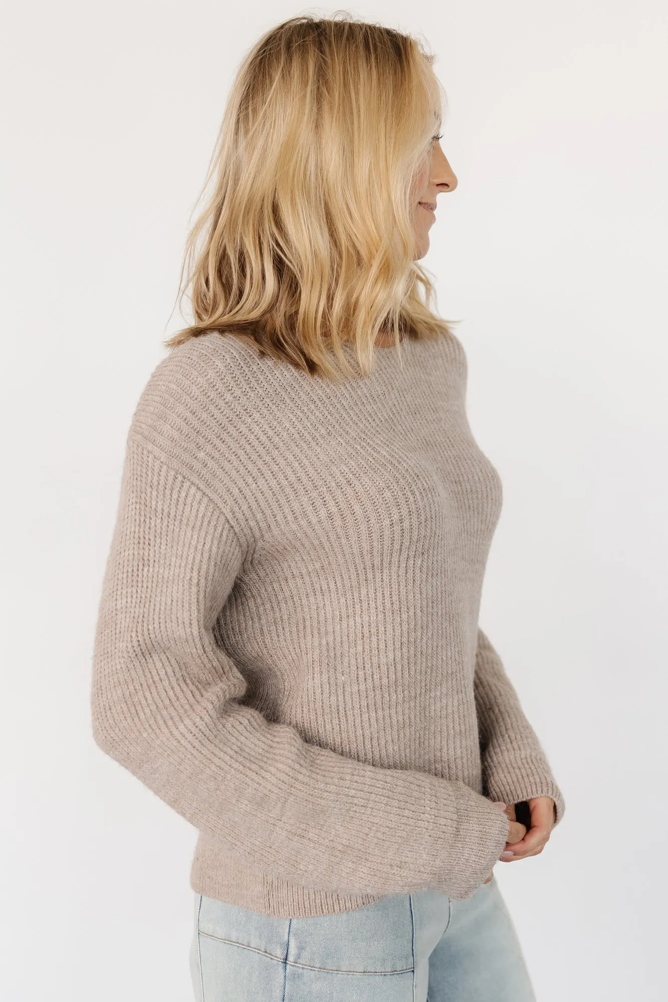 Viola Tie Back Sweater | Natural sold by Baltic Born product image thumbnail 5