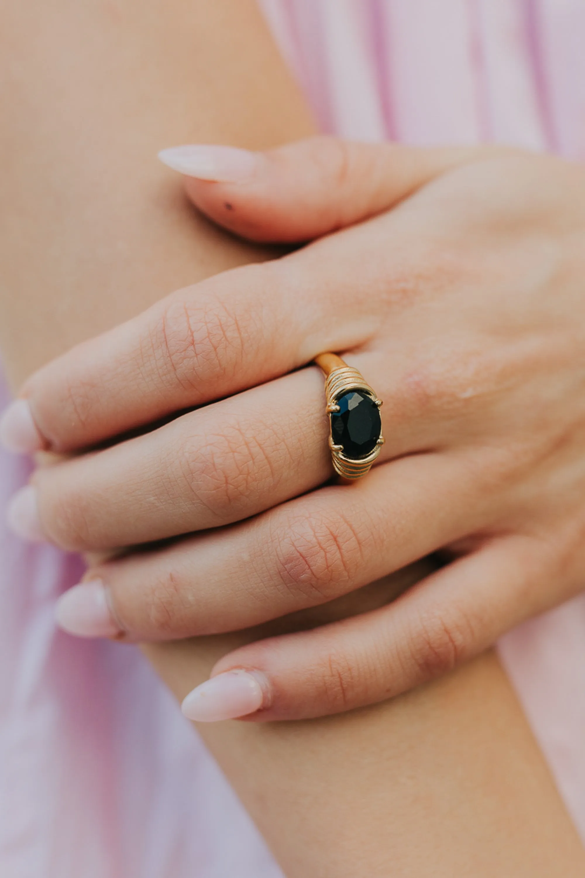 The Maddie Ring in Onyx sold by Baltic Born product image thumbnail 5