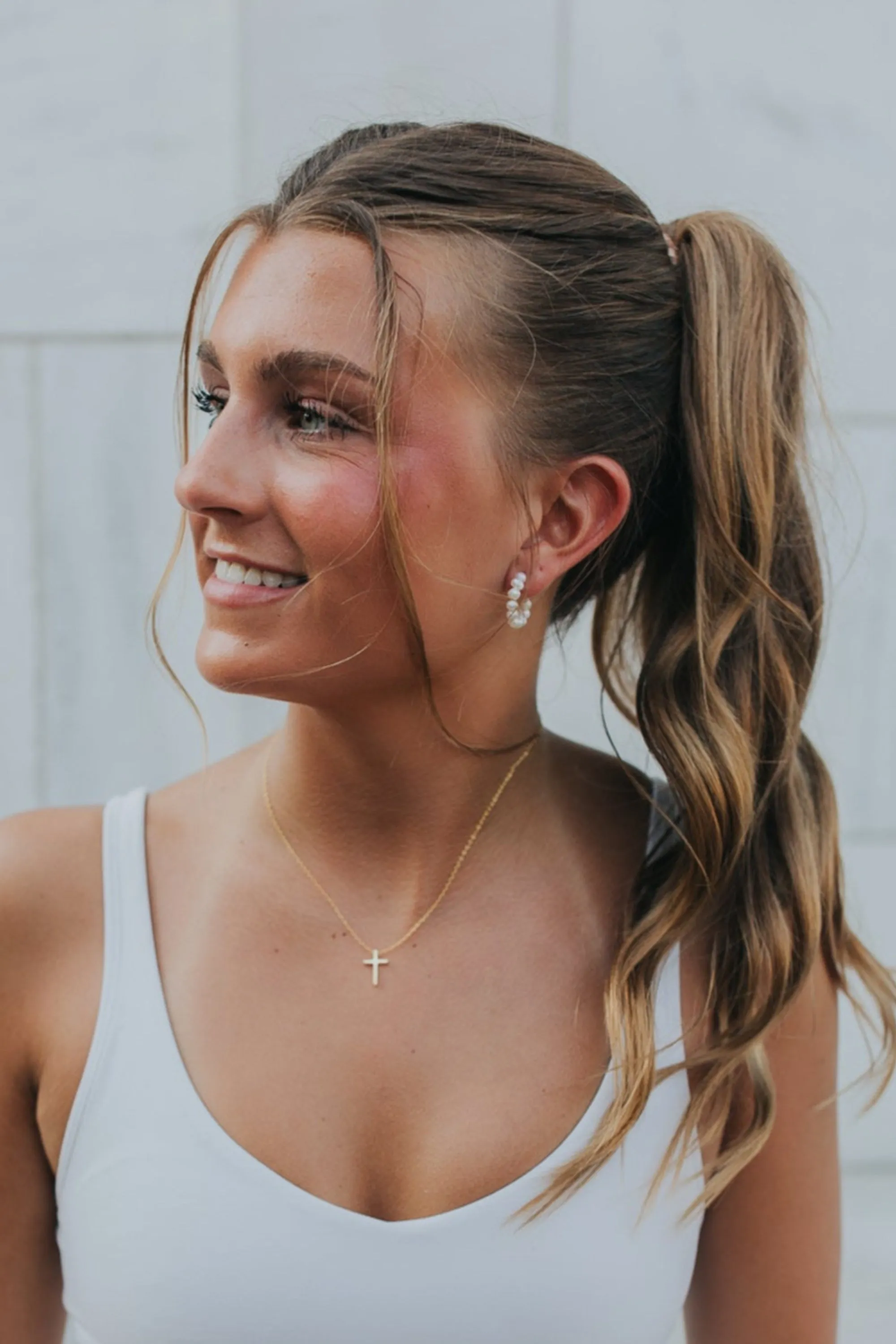 The Louise Pearl Hoops sold by Baltic Born product image thumbnail 4