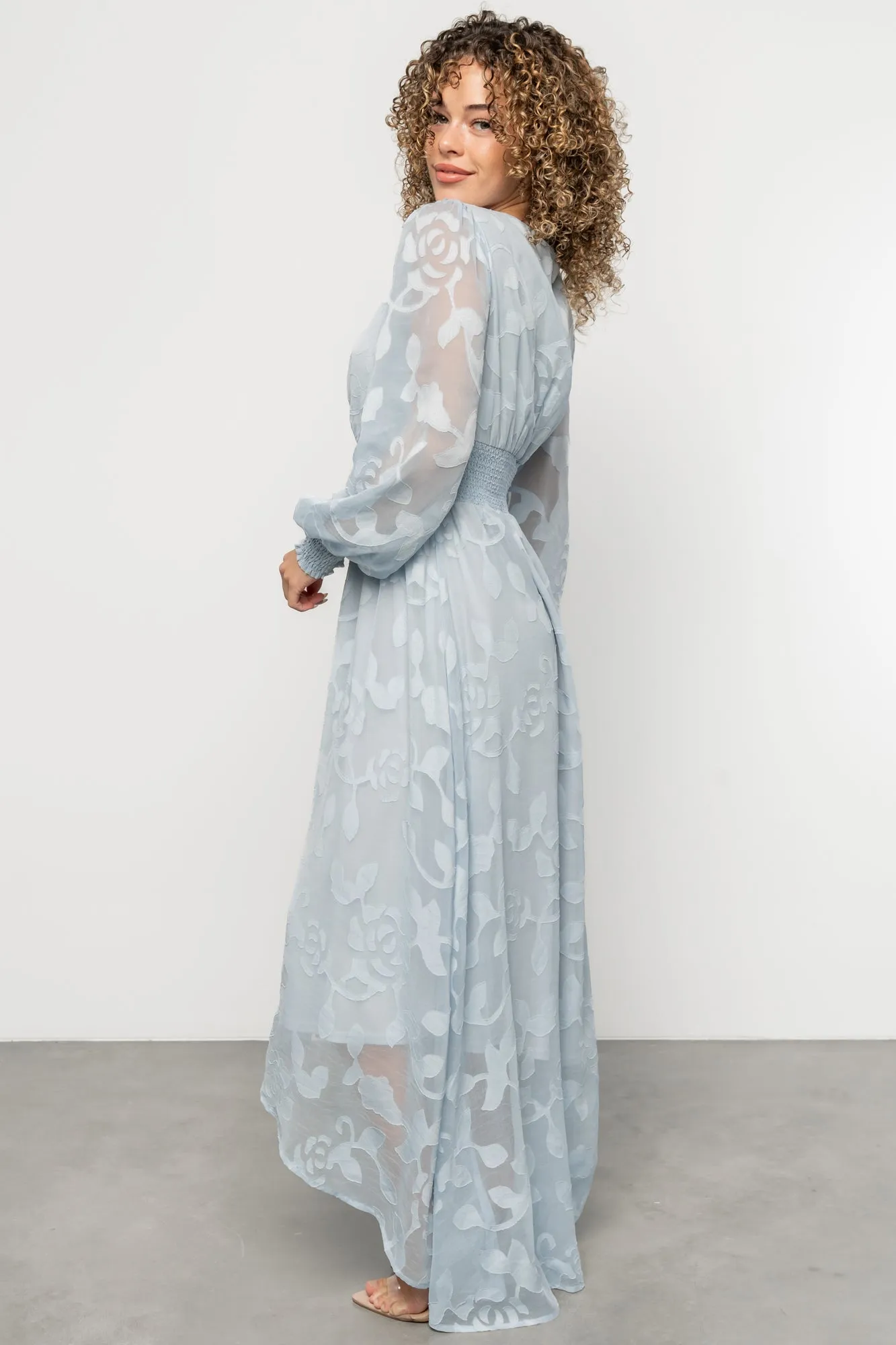 Daniella High Low Maxi Dress | Light Blue sold by Baltic Born product image thumbnail 3