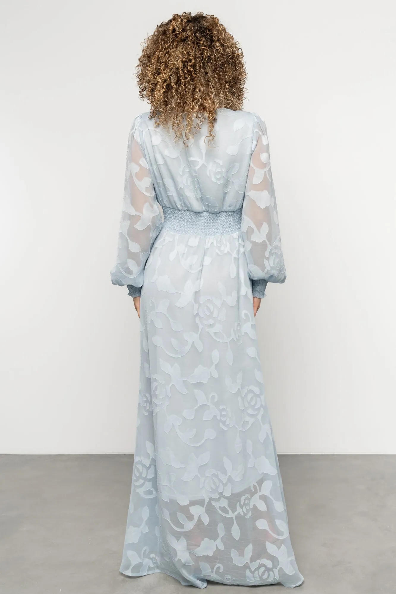 Daniella High Low Maxi Dress | Light Blue sold by Baltic Born product image thumbnail 4