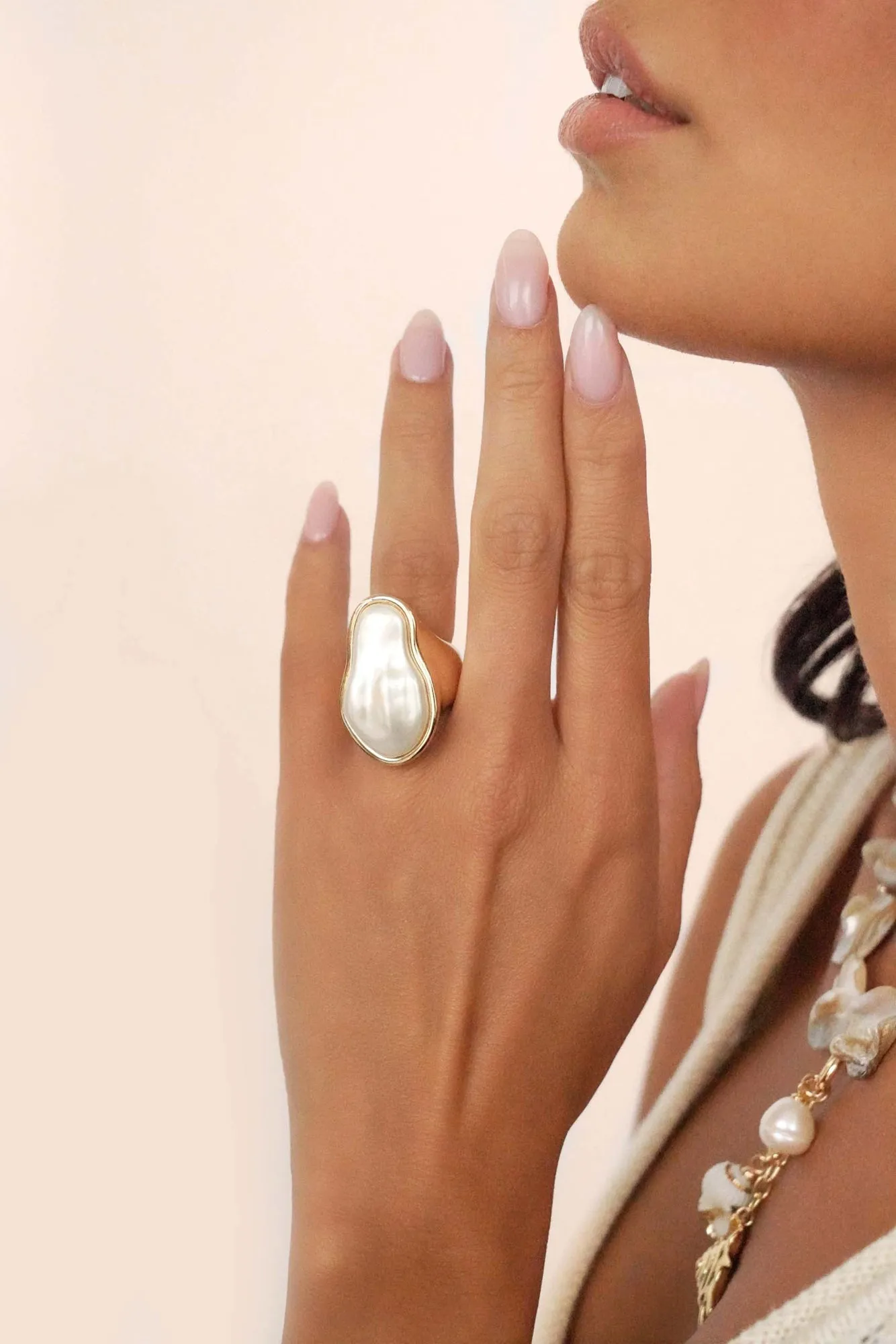 Sea-born Pearl Ring sold by Baltic Born product image thumbnail 4