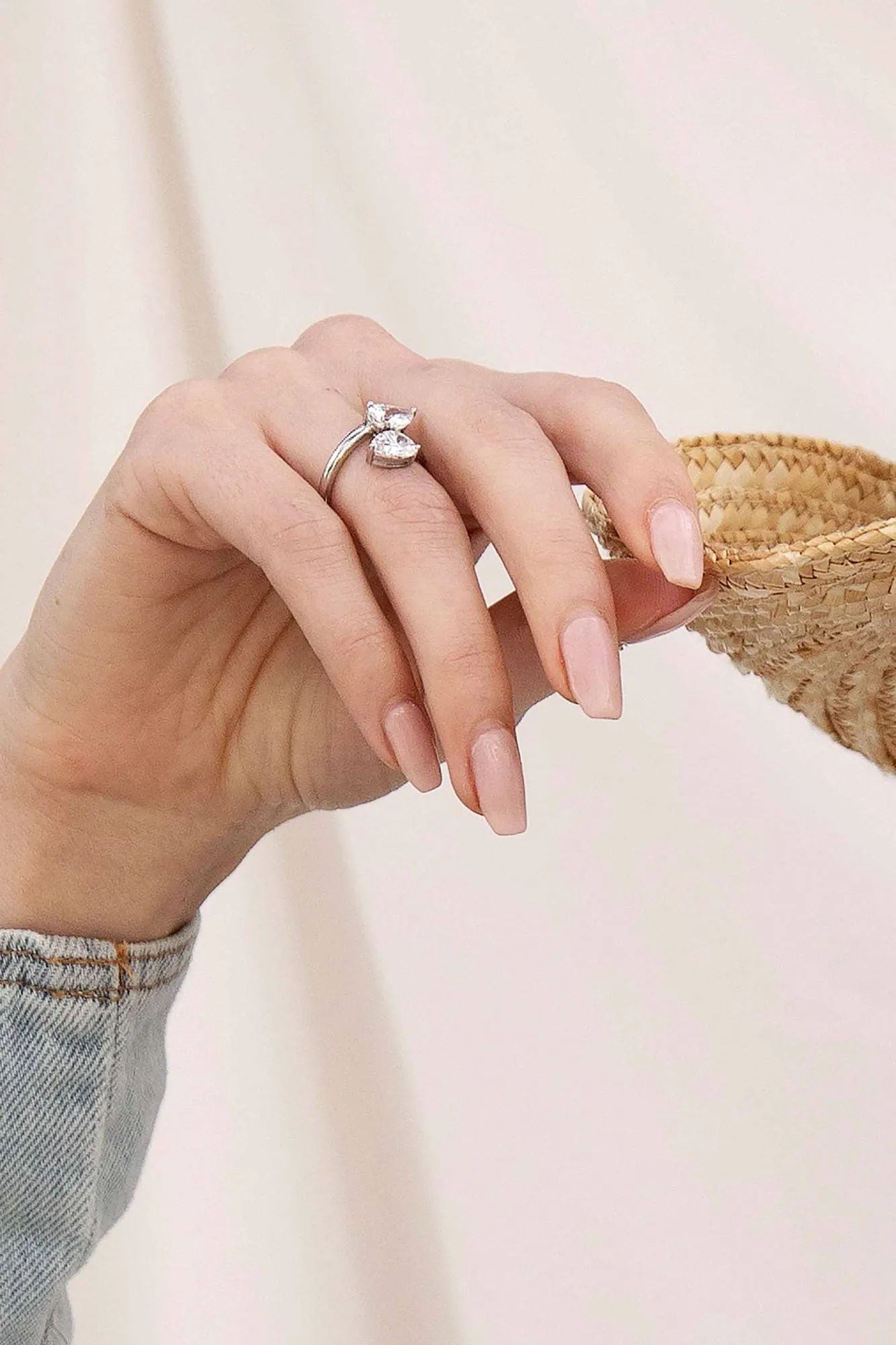 Crystal Teardrop Wrap Ring sold by Baltic Born product image thumbnail 3