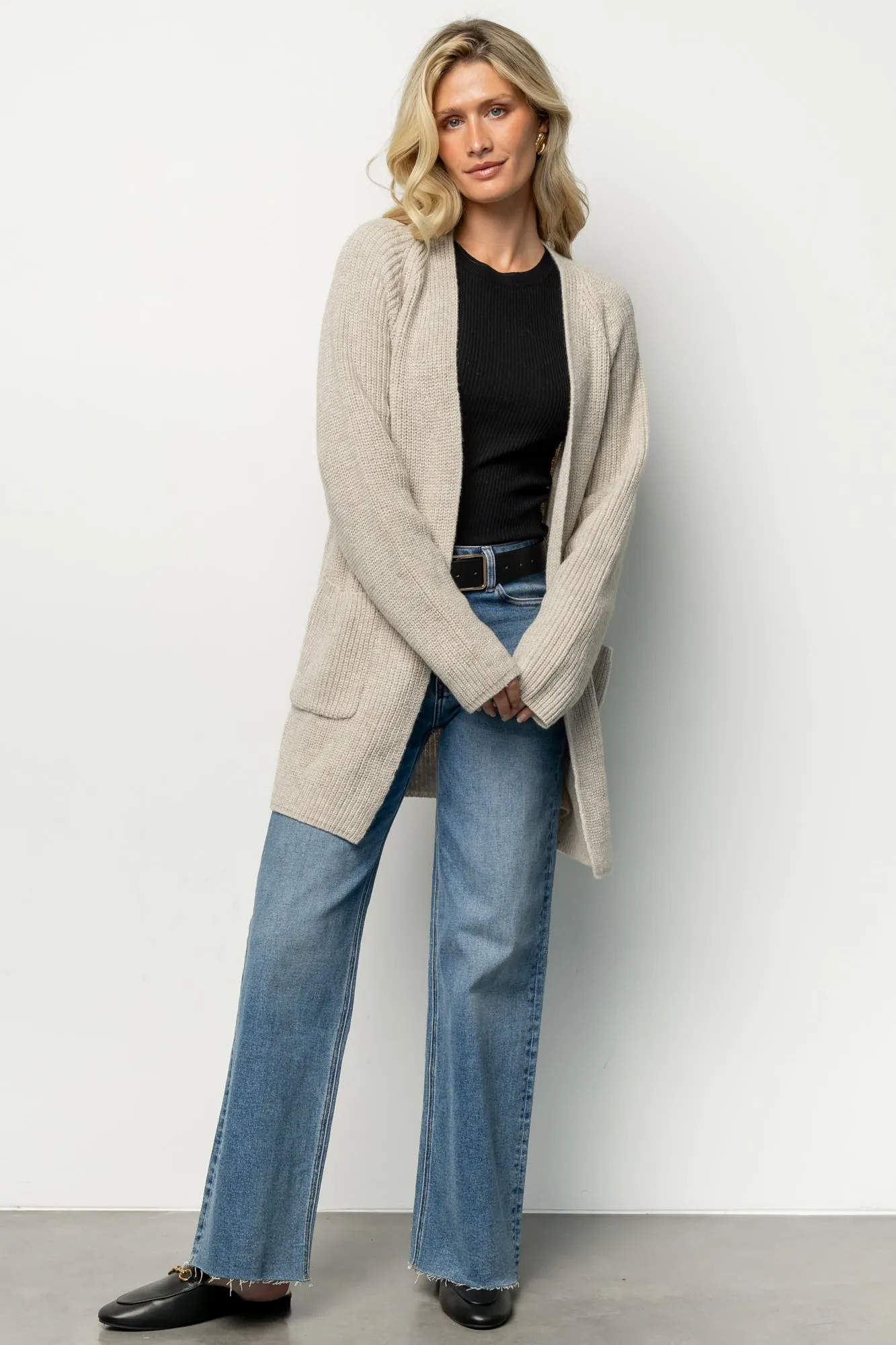 Frankel Pocket Cardigan | Natural sold by Baltic Born