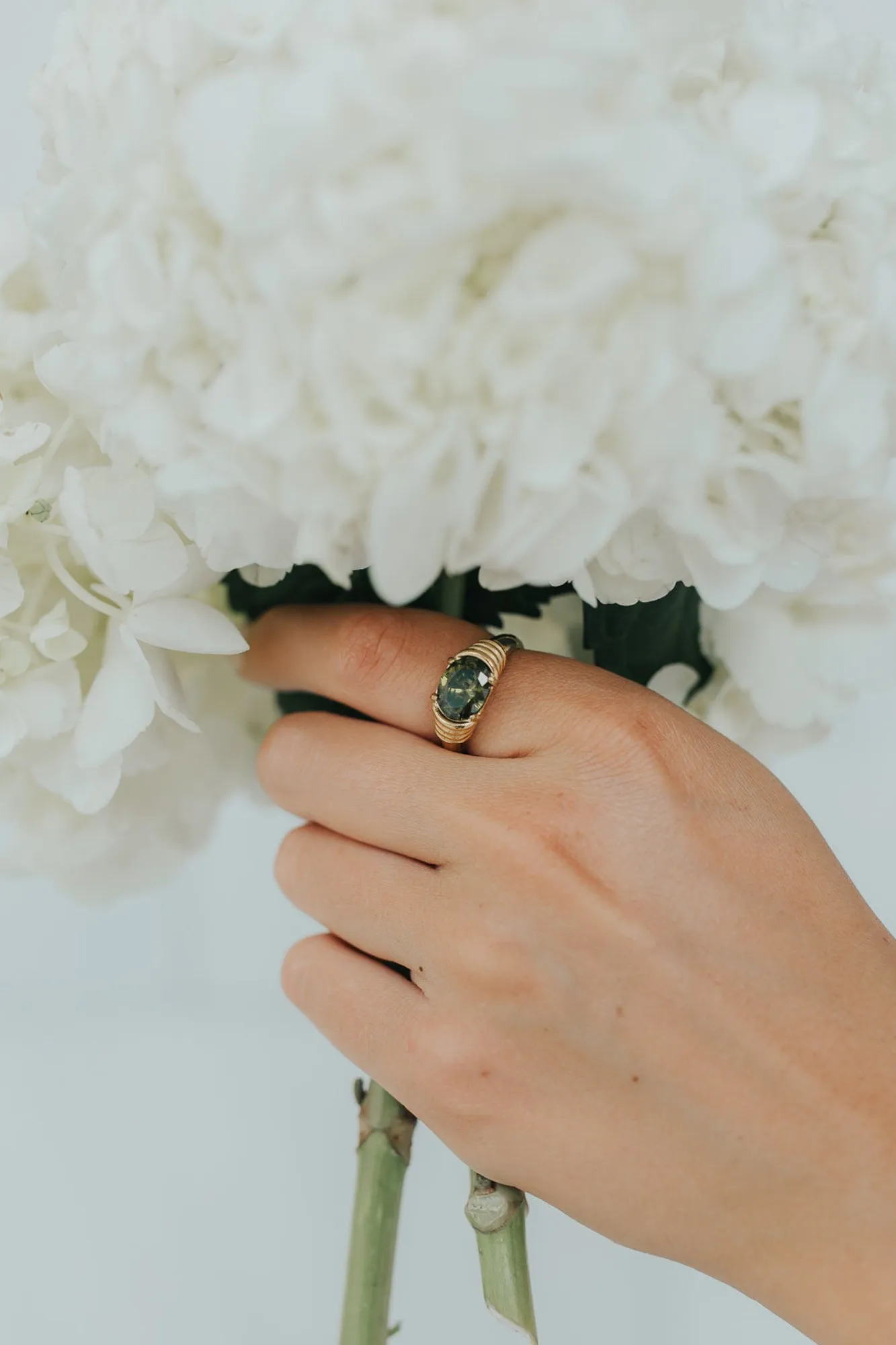The Maddie Ring in Emerald sold by Baltic Born