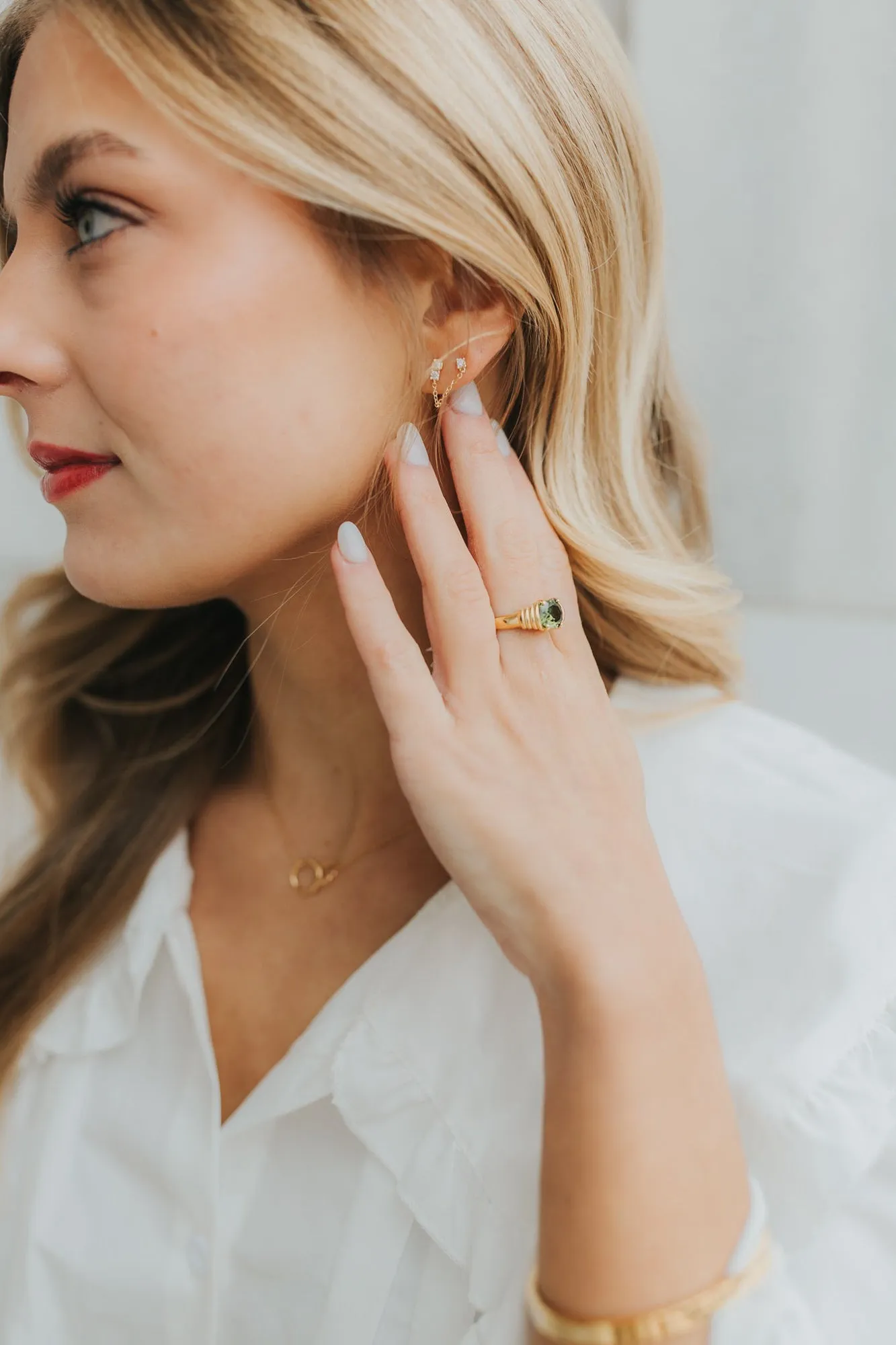 The Maddie Ring in Emerald sold by Baltic Born product image thumbnail 3