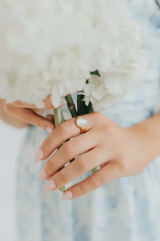 The Broadwater Ring in Gold sold by Baltic Born