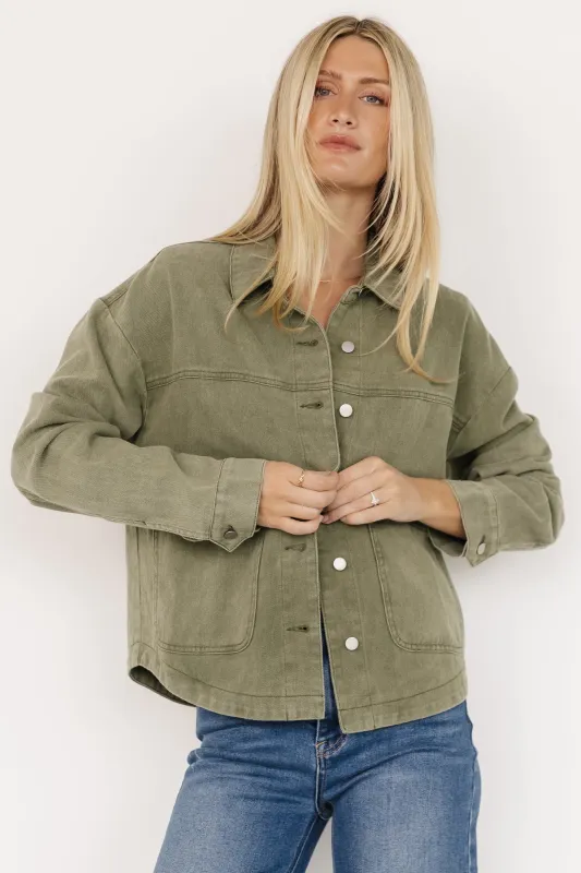 Finn Lightweight Jacket | Olive sold by Baltic Born