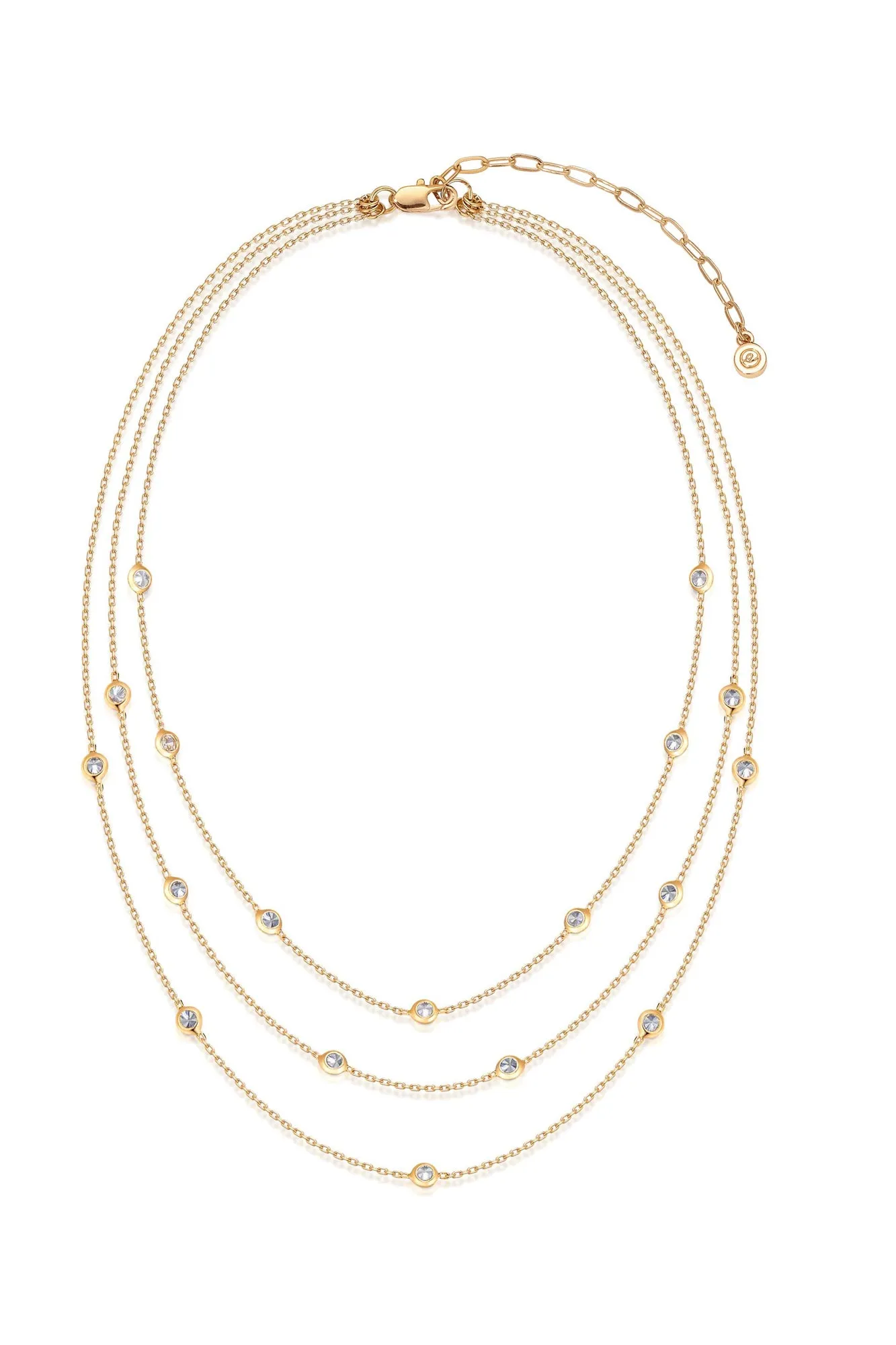 Crystal Dot Layered Necklace sold by Baltic Born product image thumbnail 2