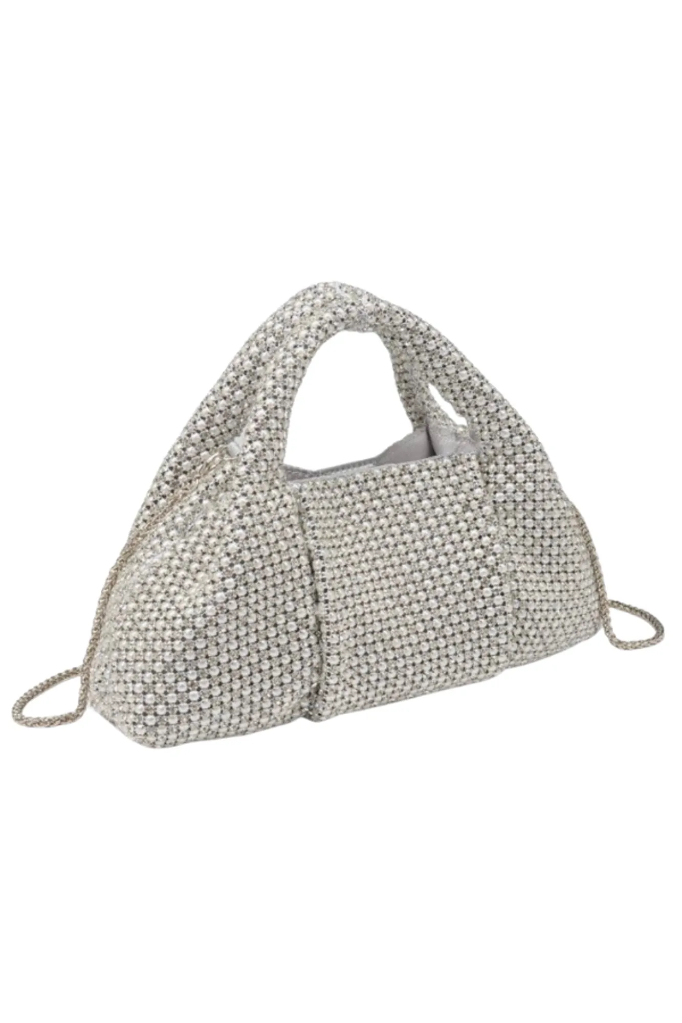 Juliette Evening Bag | Pearl Silver sold by Baltic Born product image thumbnail 4