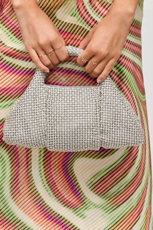 Juliette Evening Bag | Pearl Silver sold by Baltic Born