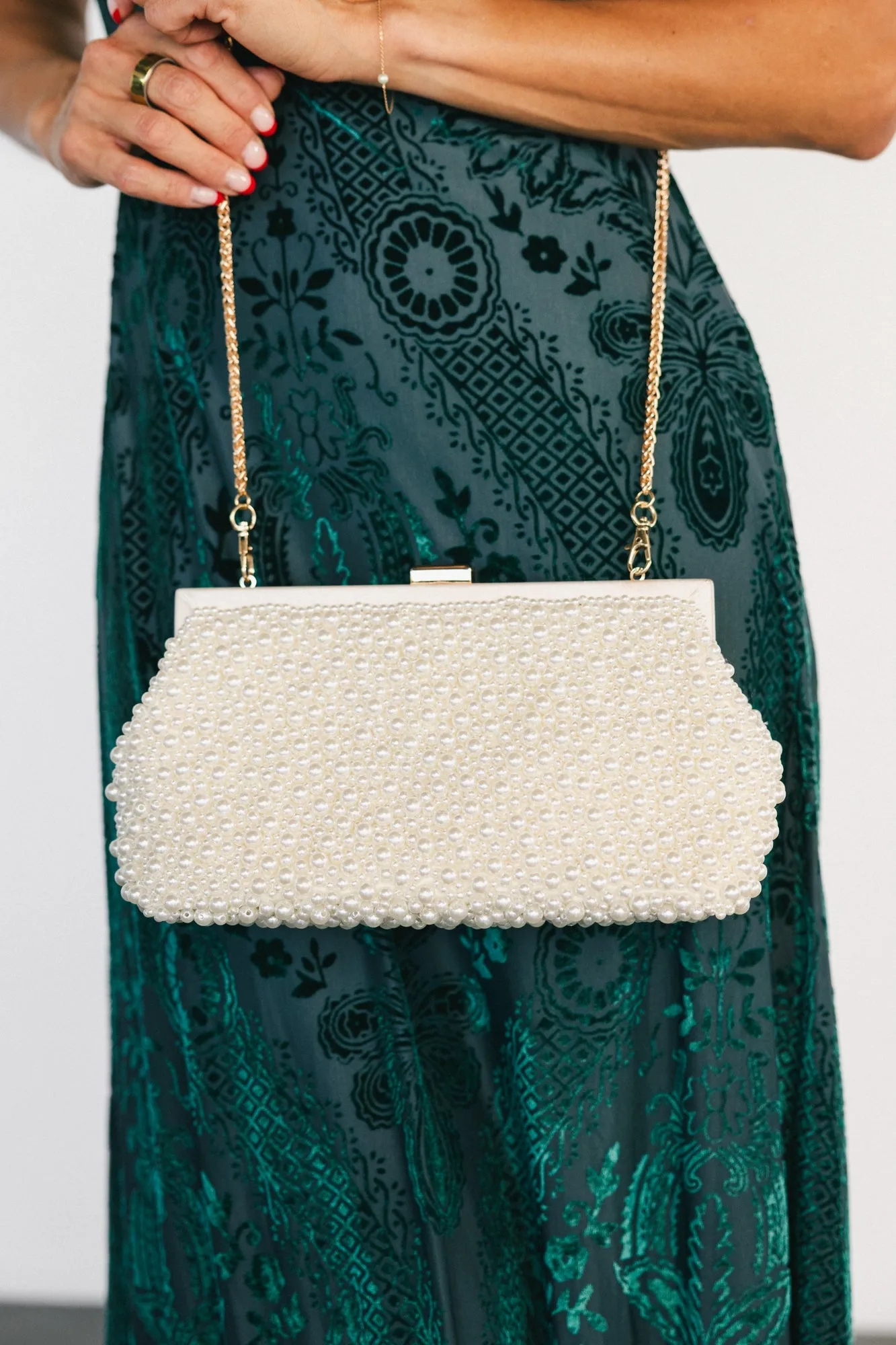 Serena Clutch Bag | Ivory sold by Baltic Born